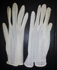 Anciens GANTS Blancs de MARIÉE ou COMMUNIANTE Cérémonie MARIAGE COMMUNION  4