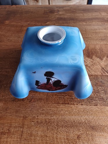 Ancien abat jour opaline - abat-,