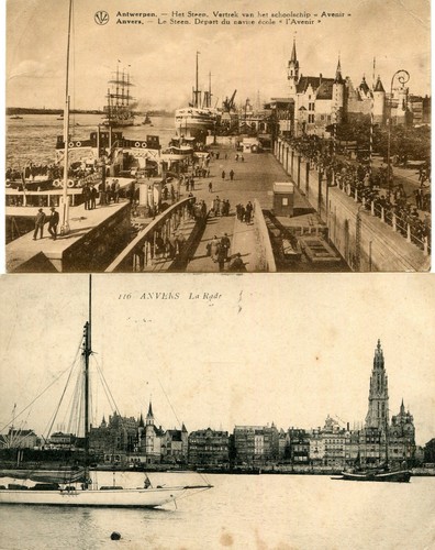 Carte belgique anvers antwerp - belgique,