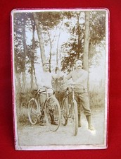 PHOTO ANCIENNE CYCLISTE VELO