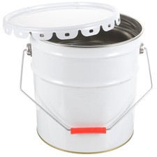  Seau À Poignée Avec Couvercle Conteneur De Stockage Peinture Conteneurs