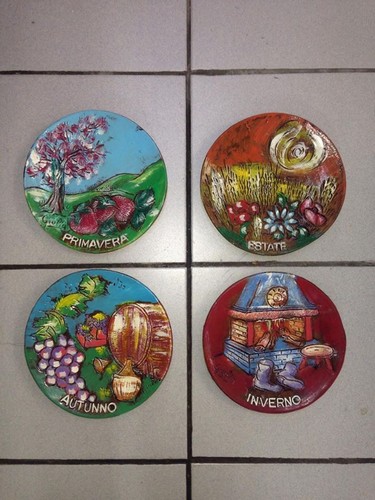 Lot assiettes italiennes - lot, 4