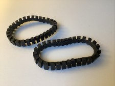 LEGO 103 107 lot 2 chenilles d’origine vintage 7 mm 30 dents pour moteur