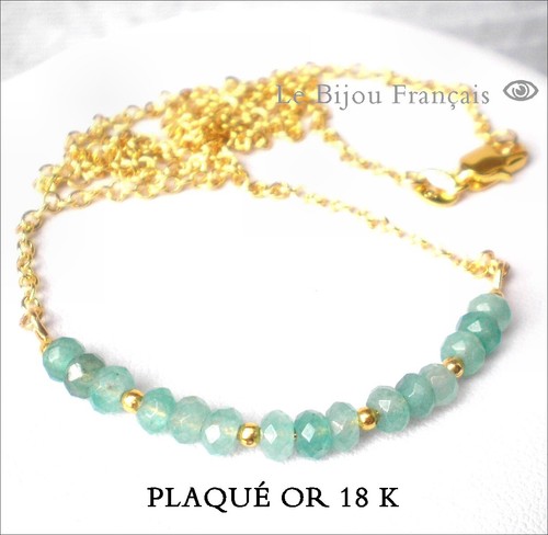 Collier plaqué 18k aigue - collier,
