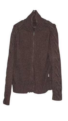 Pull gilet zippé laine - gilet,