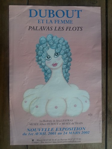 Affiche dubout palavas les - palavas,