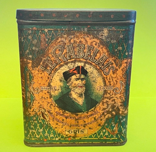 Old advertising box - old,
