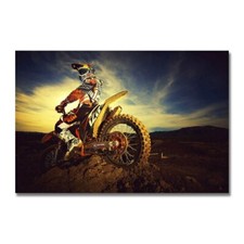 TOILE TABLEAUX MOTO CROSS