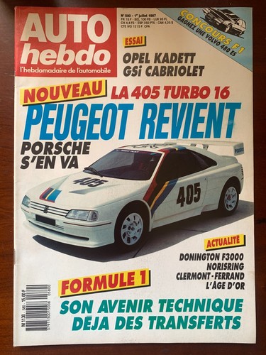 Auto hebdo 1987 - hebdo, 1/07/1987;