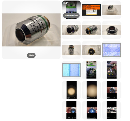 Objectif microscope nikon - microscope, cf