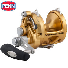 Moulinet conventionnel 2 vitesses PENN Saltwater International VI 50VISX Gold