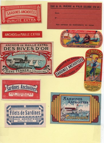 Lot étiquettes neuves - lot,