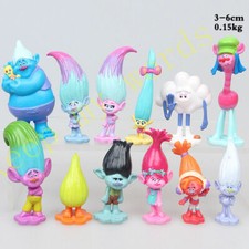 12 figurines Dreamworks Trolls