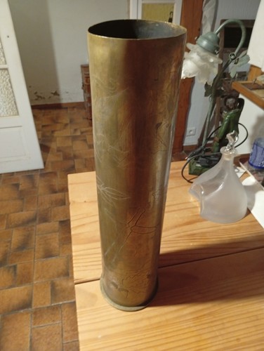 Douille allemande gravee 1917 - douille,