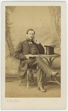 CDV circa 1860. Homme