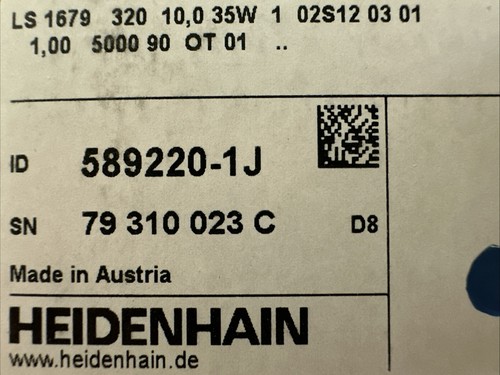 Heidenhain 1679 320 - heidenhain, 10µm