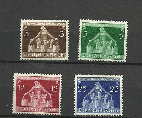 Timbres 1936 allemagne - timbres,