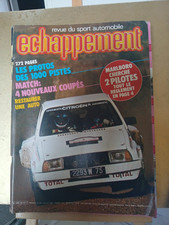 ECHAPPEMENT  n°165 07/1982 proto 1000 pistes Audi 5E Lancia 2000i Celica 2000GT
