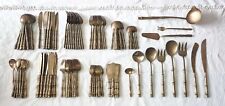 Service De Couverts Laiton modèle Bambou, Vintage 1960, 127 pièces.