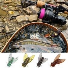 20 pièces appât réaliste de pêche à la mouche pour bar pour brochet saumon