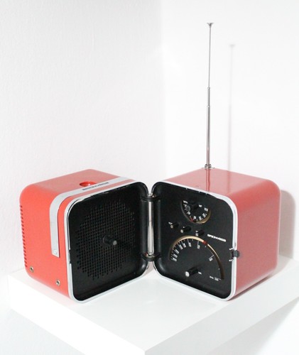 Brionvega red cube - -,