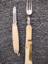 Ancien fourchette couteau de