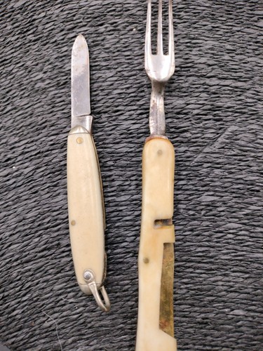 Ancien fourchette couteau - , de