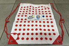 MUSETTE POLYESTER VELO CYCLISME MAILLOT A POIS GRIMPEUR TOUR DE FRANCE LECLERC