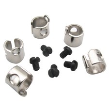 5 GUIDES FILETÉS ET VIS POUR