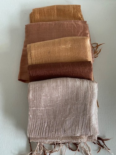 Lot foulards soie - foulards, thai