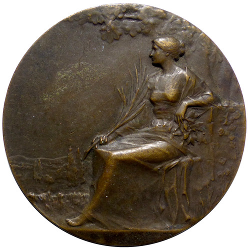 Médaille stade athlétic - médaille, de