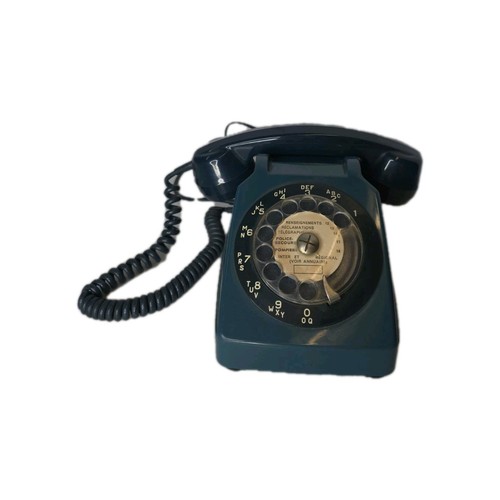Magnifique téléphone bleu