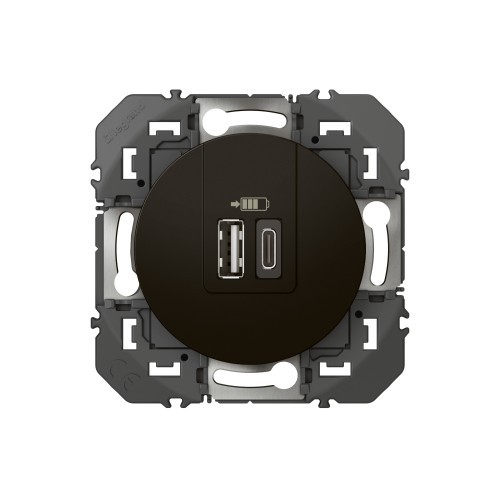 Double chargeur usb - type, +