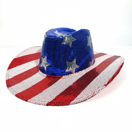 Chapeau cowboy sequins - de, à