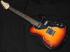 Guitare SCHECTER OL-PT-TH 3TS 3Tone-Sunburst Telecaster Thinline Type Sunburst