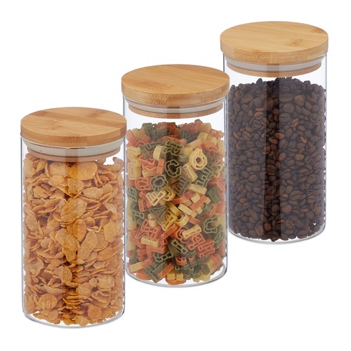 Lot bocaux verre pots - 3,