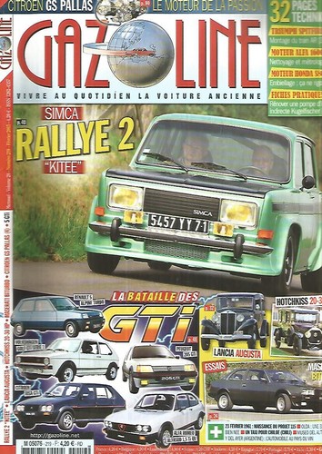 Gazoline 219 simca rallye 2 - n°219,