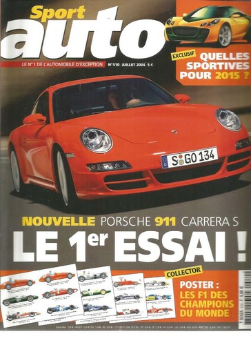 Sport auto 510 porsche 911 - auto,