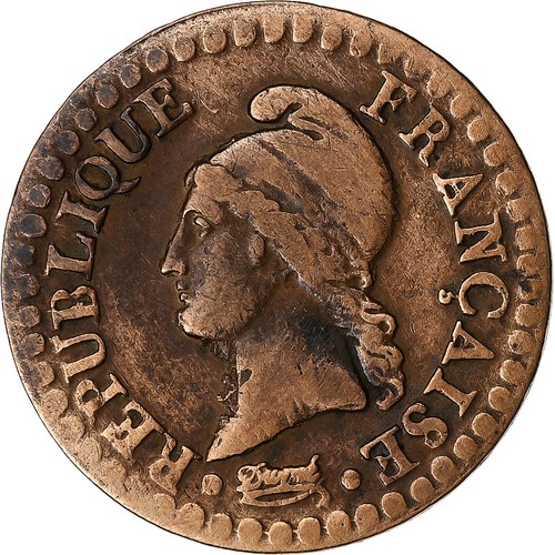 France centime dupré an - france,, 1