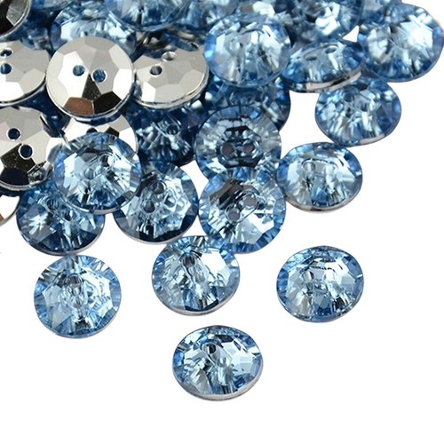 Boutons acrylique strass - 10,