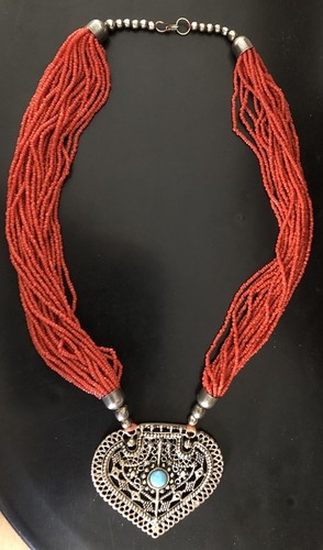 Collier perles rocaille - collier,