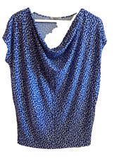 DEVERNOIS blouse bleu et