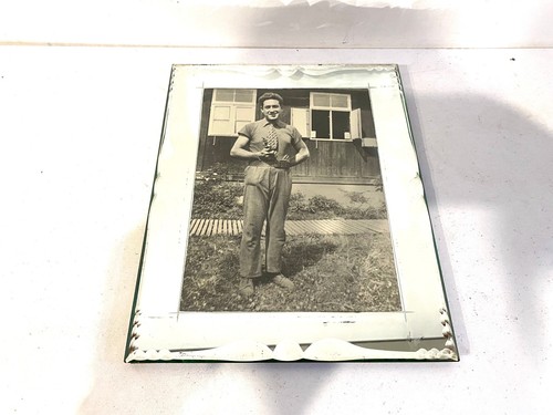 Ancien cadre photo verre - photo,