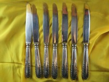 6 anciens grands couteaux