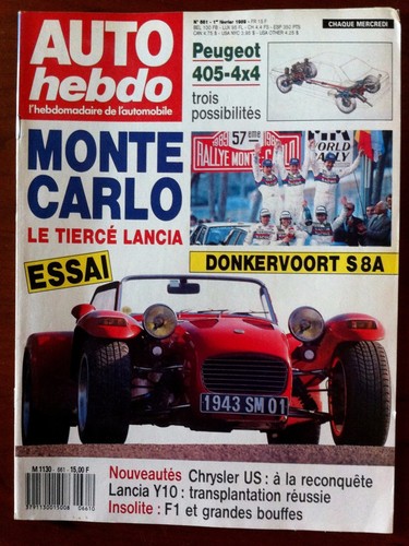 Auto hebdo 665 02 1989 - hebdo, du