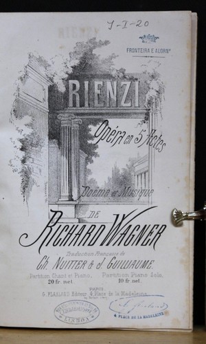 Wagner rienzi opéra en 5 - wagner,,