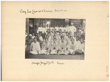 Burma, Visit of Viceroy George Curzon, Young Burmese Women Squatting vintage sil