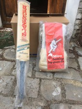 Vintage - Batte de cricket en bois + équipement de protection Slazenger Panthère