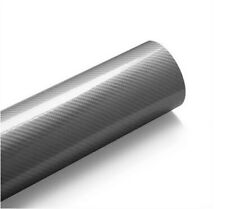 Rouleau Film Vinyle Carbone 5D Gris 600X50cm Covering haut de gamme Brillant