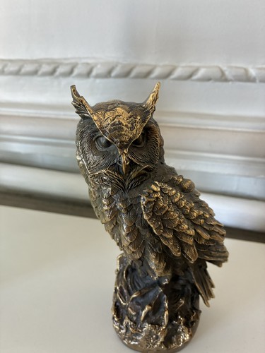Ancien statue hibou en - ancien,